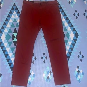 Nordstrom Rack 36x34 Rust Chinos